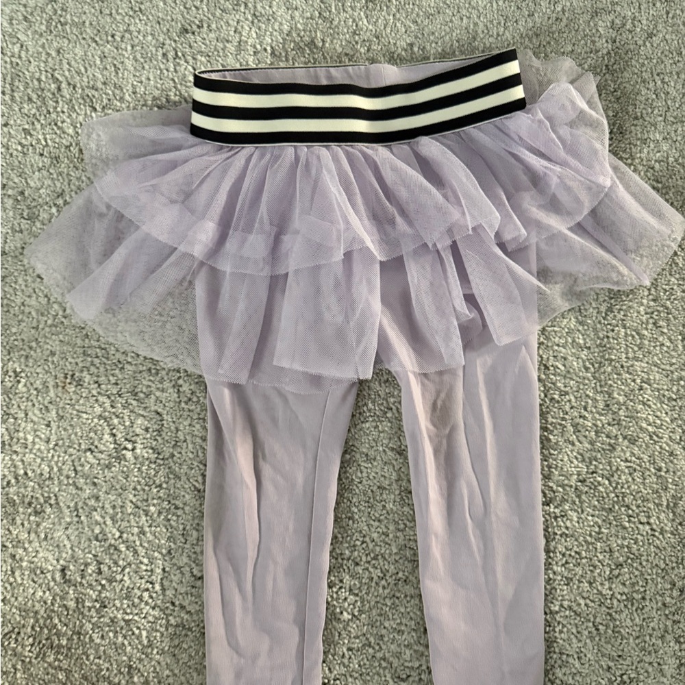 Lavender Tea Collection Tutu Leggings 12-18 months